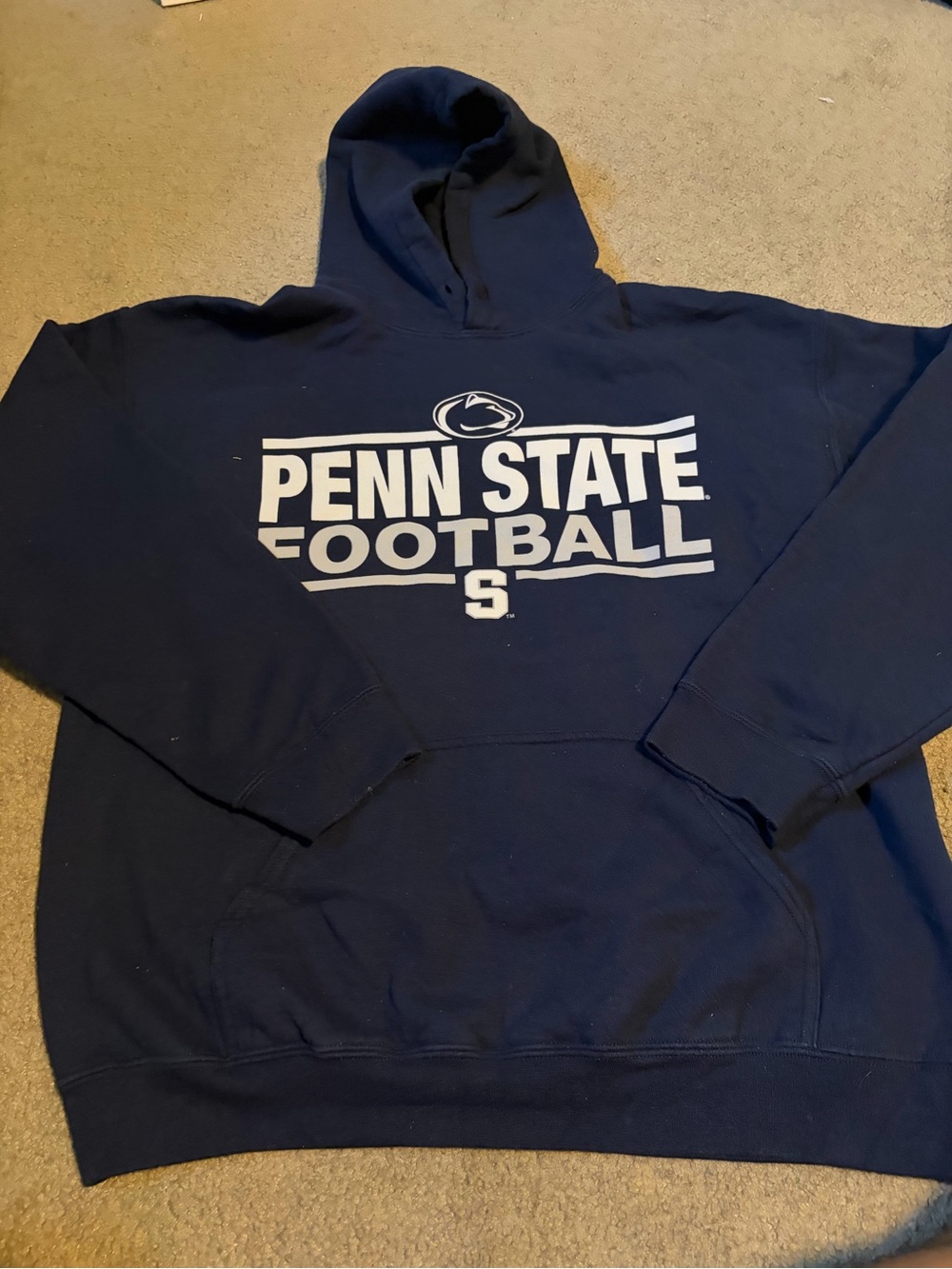 Penn State Football Men's Navy Hoodie